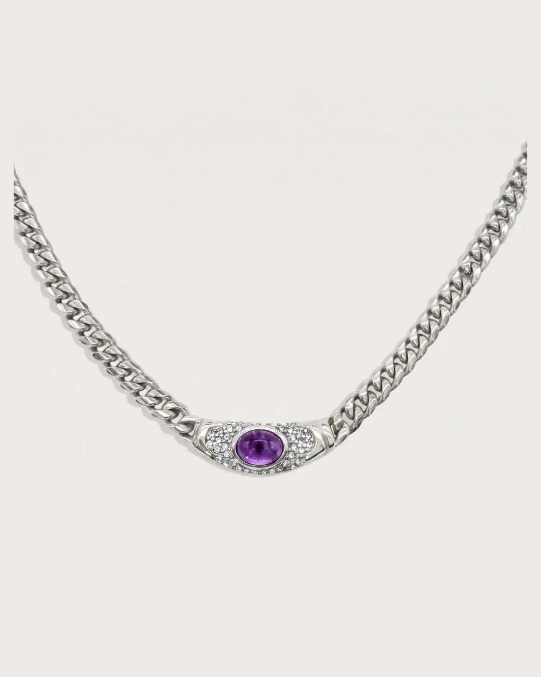 Aurelia Statement Chain Necklace Royale