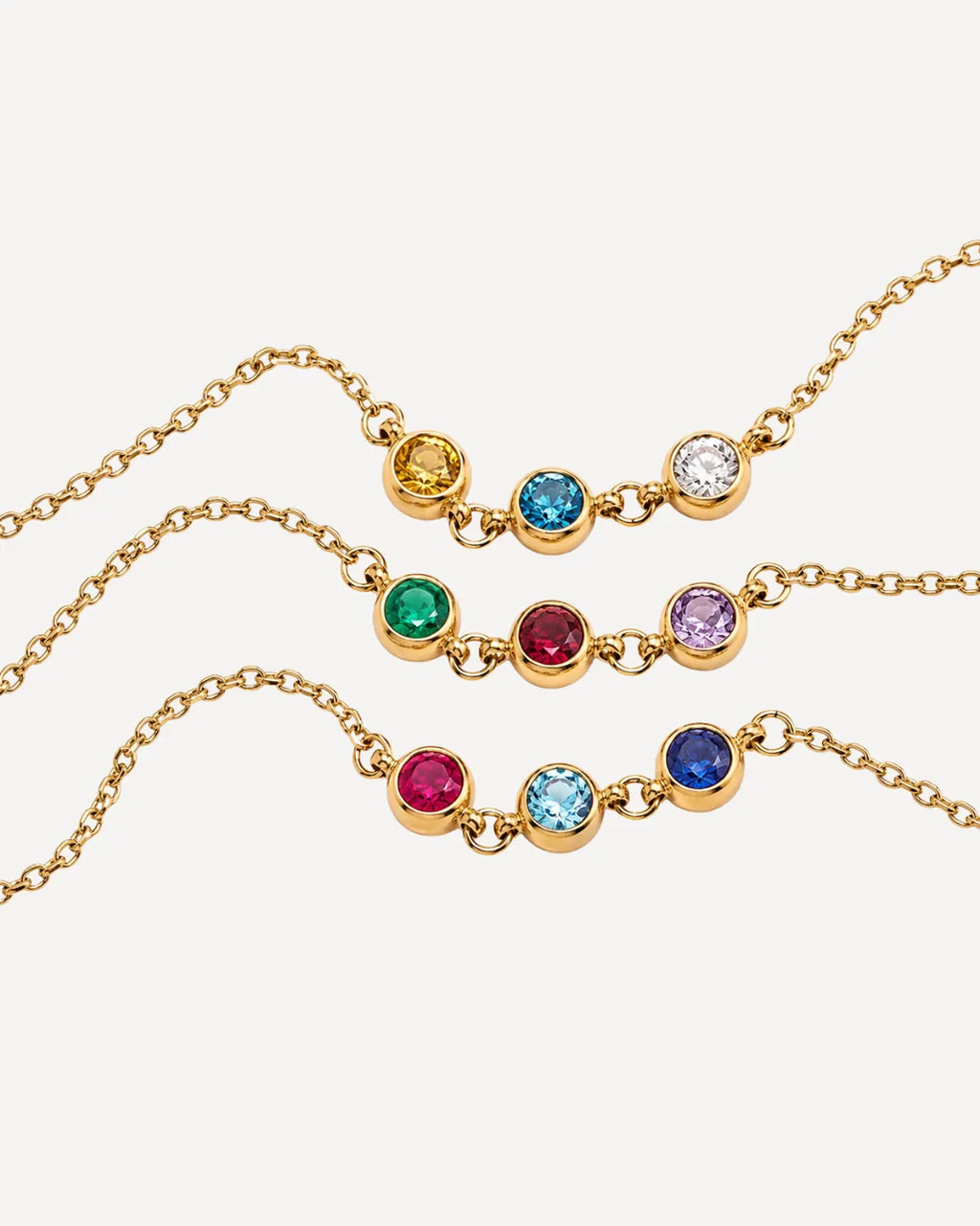 Sophia Multi Birthstone Bracelet