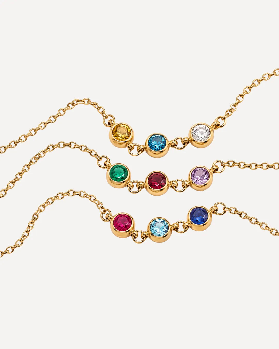 Sophia Multi Birthstone Bracelet