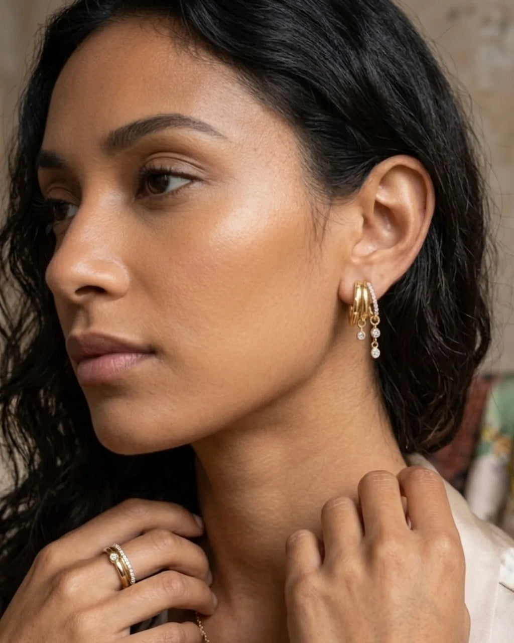 Adeline Illusion Earring Drops
