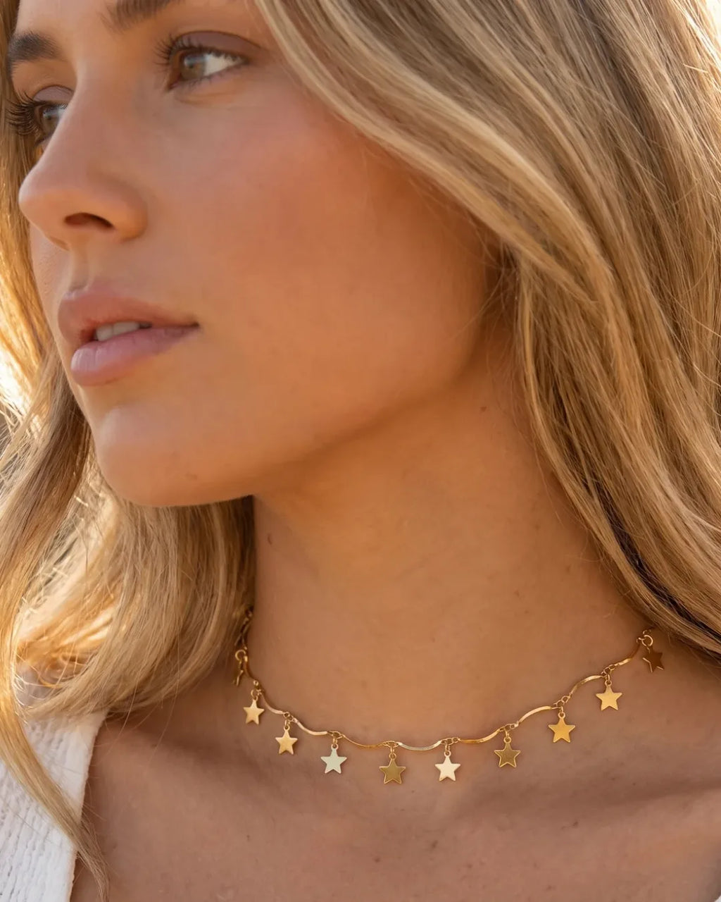Aurélie Star Choker Necklace Celestial