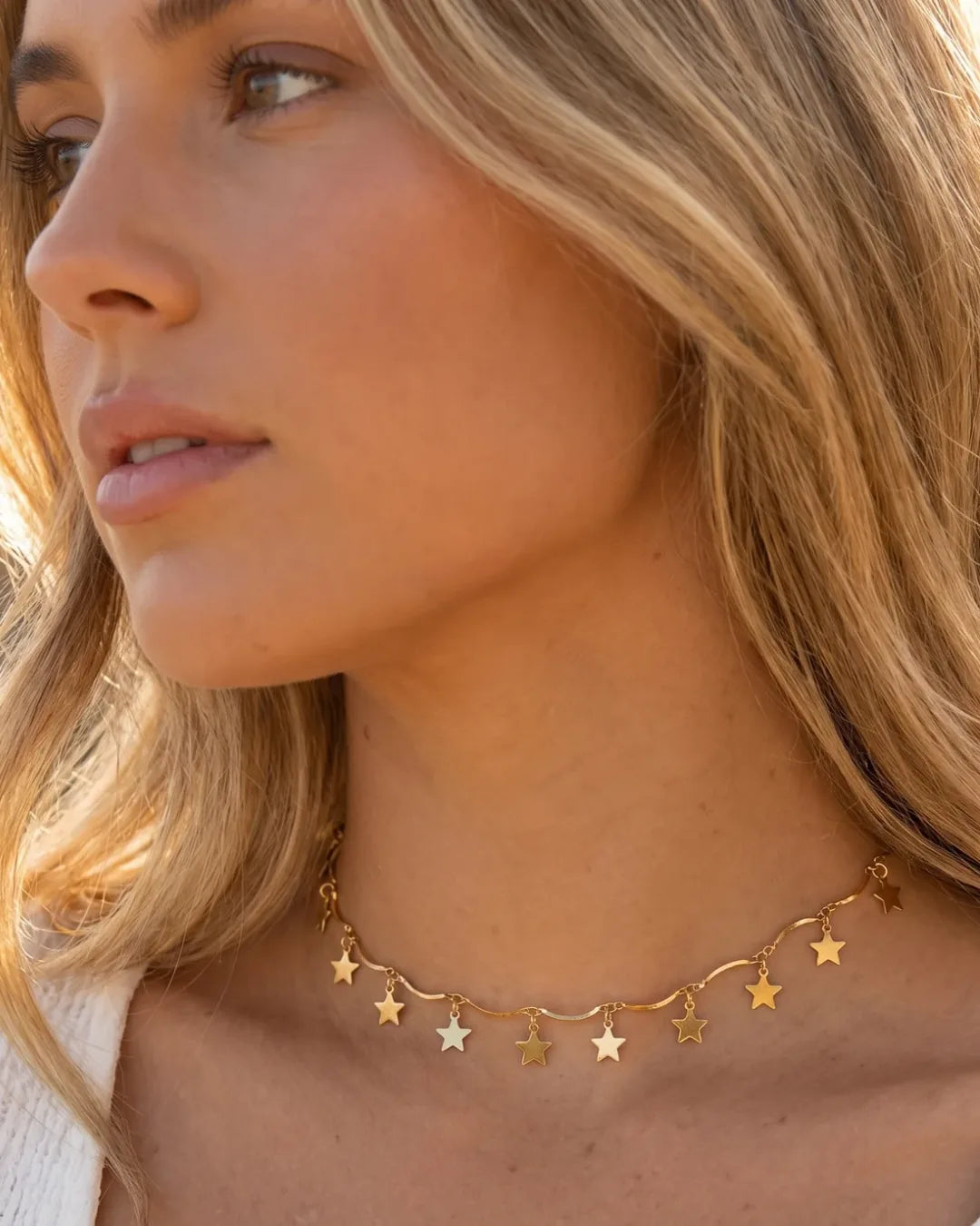 Aurélie Star Choker Necklace Celestial