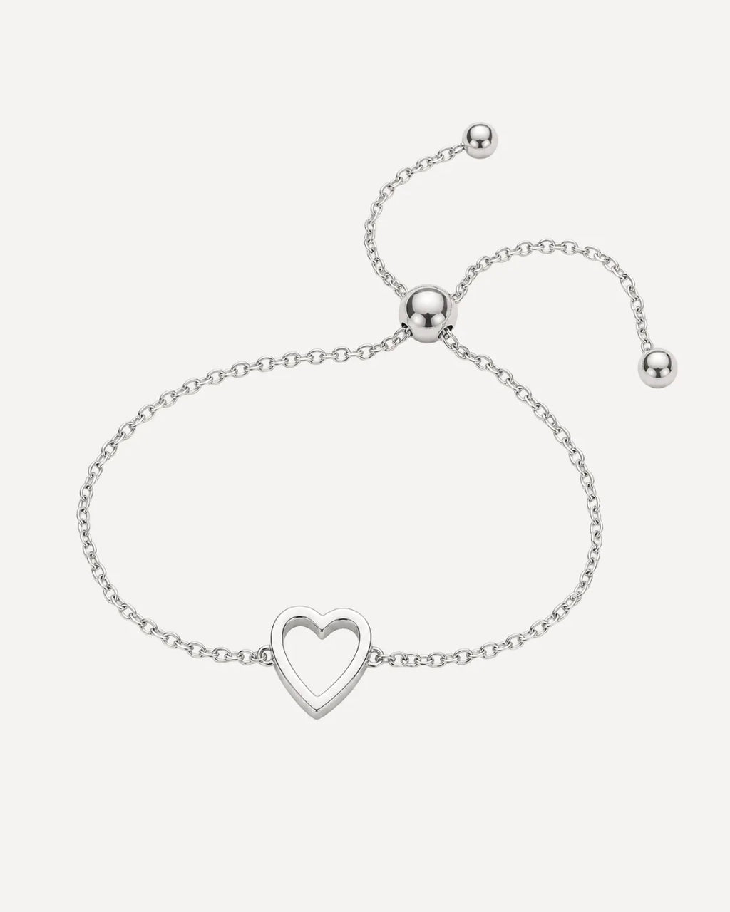 Aurora Matching Mam Daughter Heart Charm Bracelet (2 bracelets)
