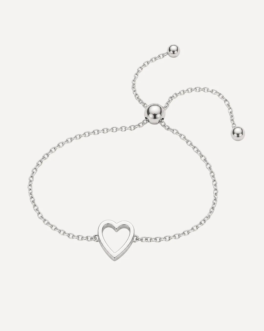 Aurora Matching Mam Daughter Heart Charm Bracelet (2 bracelets)