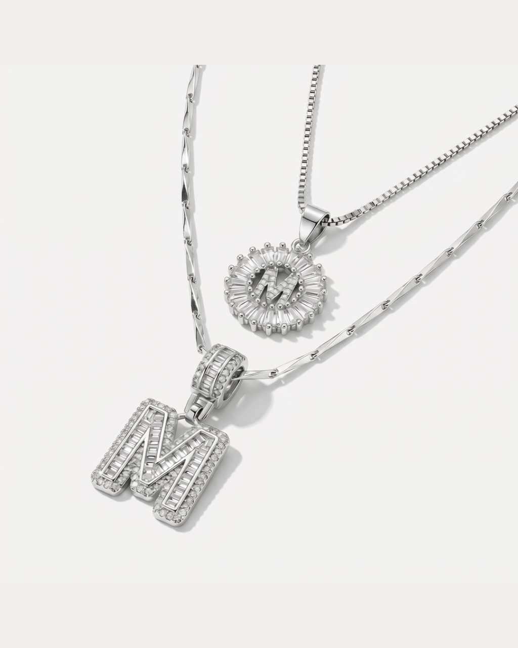 Elowen Layered Initial Necklace Brilliance