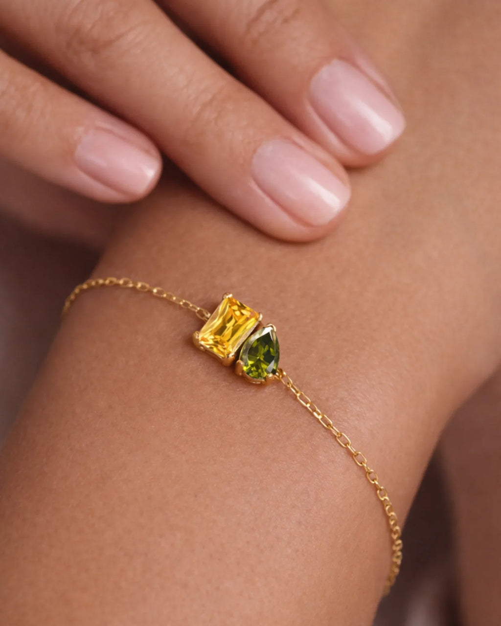 Duo Birthstone Bracelet