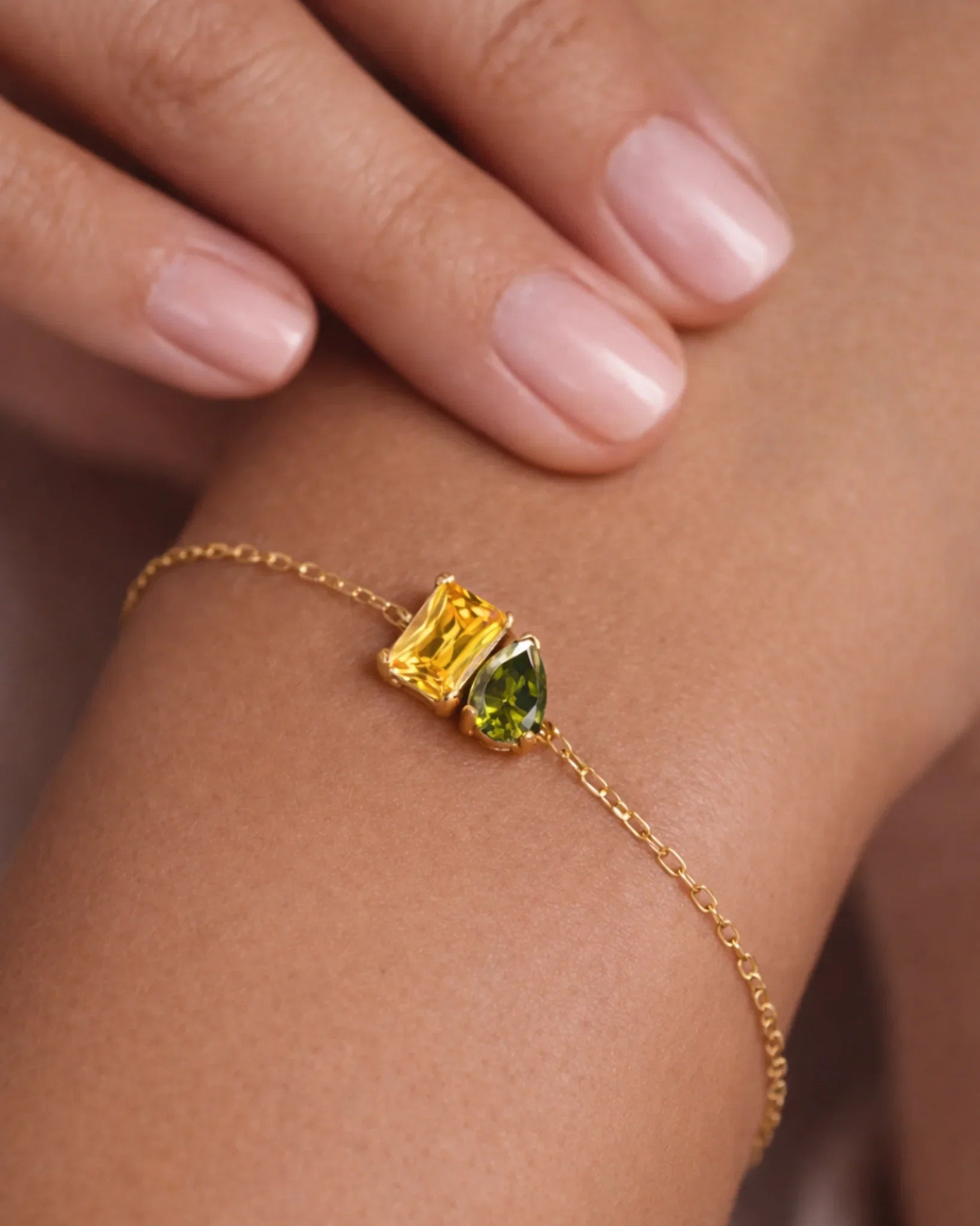 Duo Birthstone Bracelet