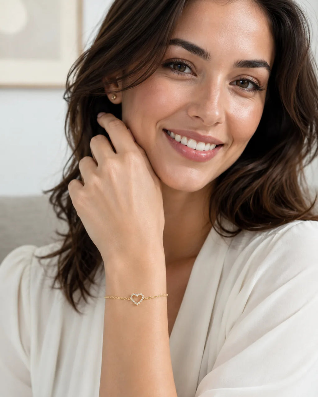 Genevra Open Heart Bracelet Amour