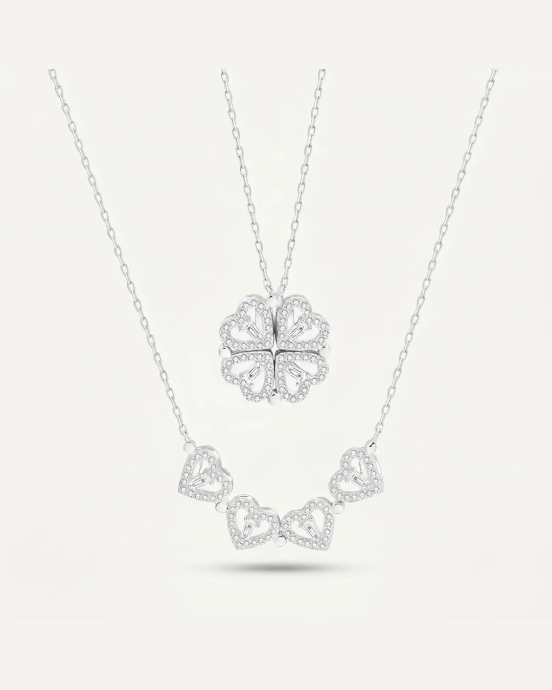Evangeline Lucky Clover Necklace Charm