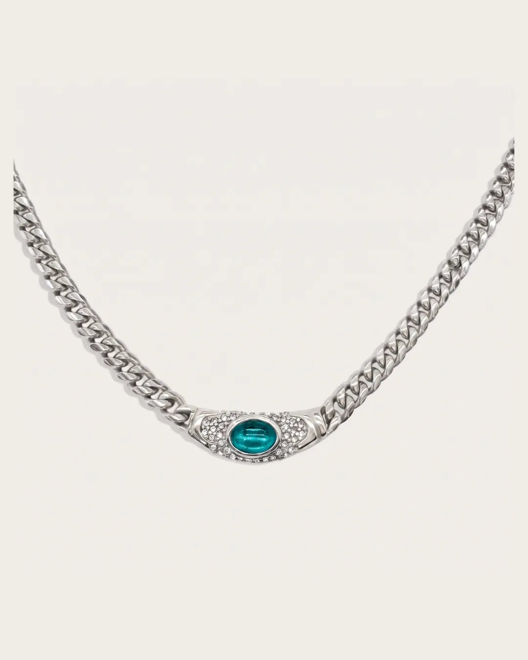 Aurelia Statement Chain Necklace Royale