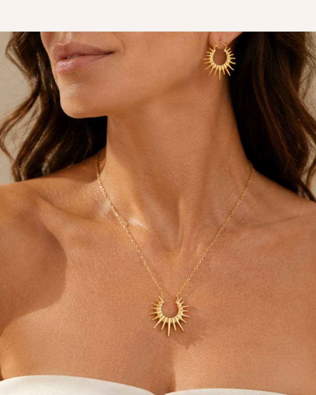 Aurora Sunburst Necklace