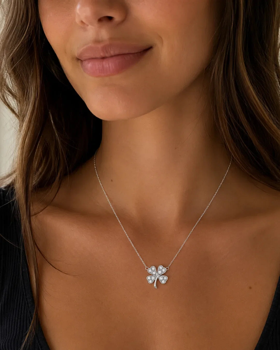 Marcelline Lucky Clover Necklace Fortune