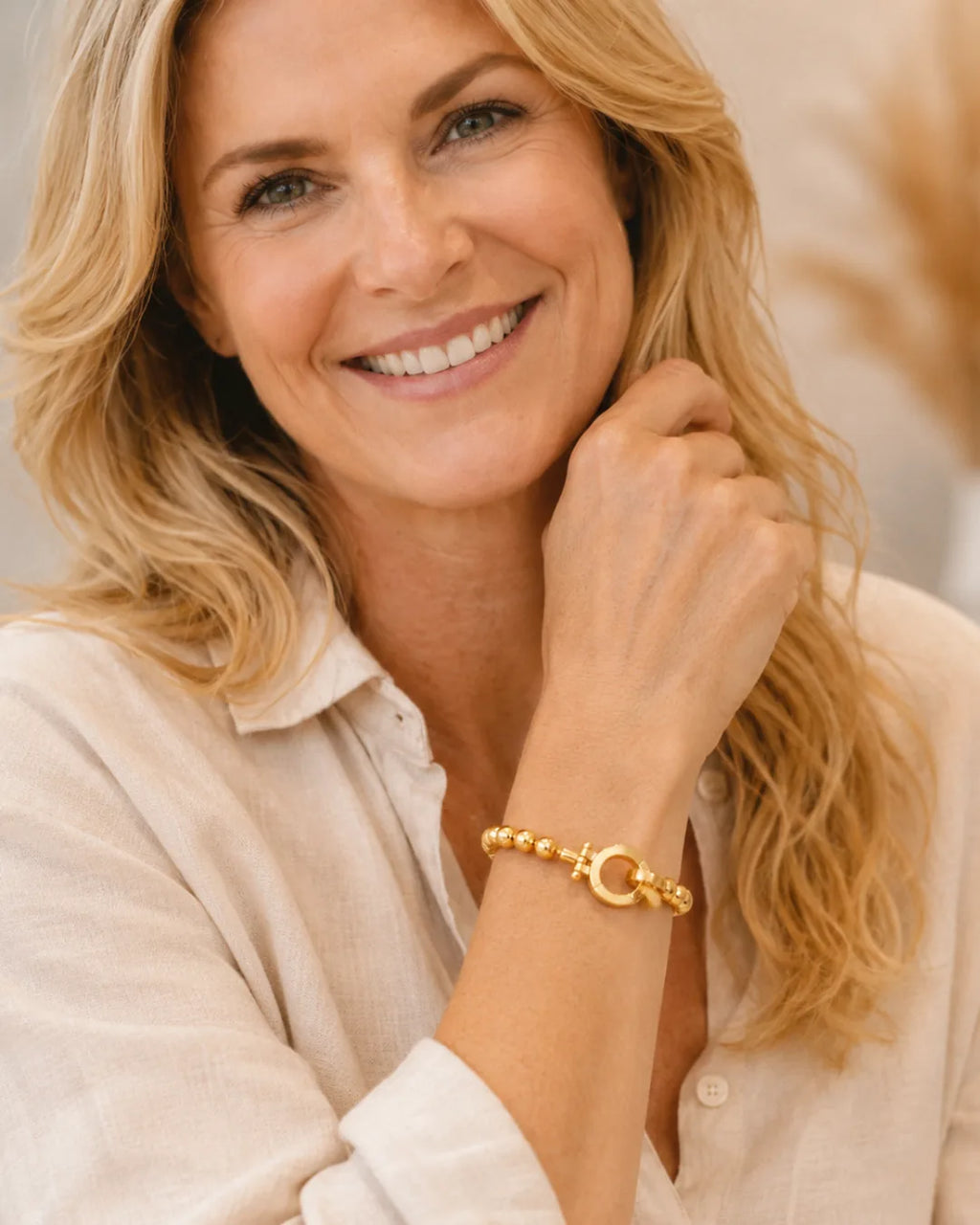 Essential Gold Beaded Bracelet