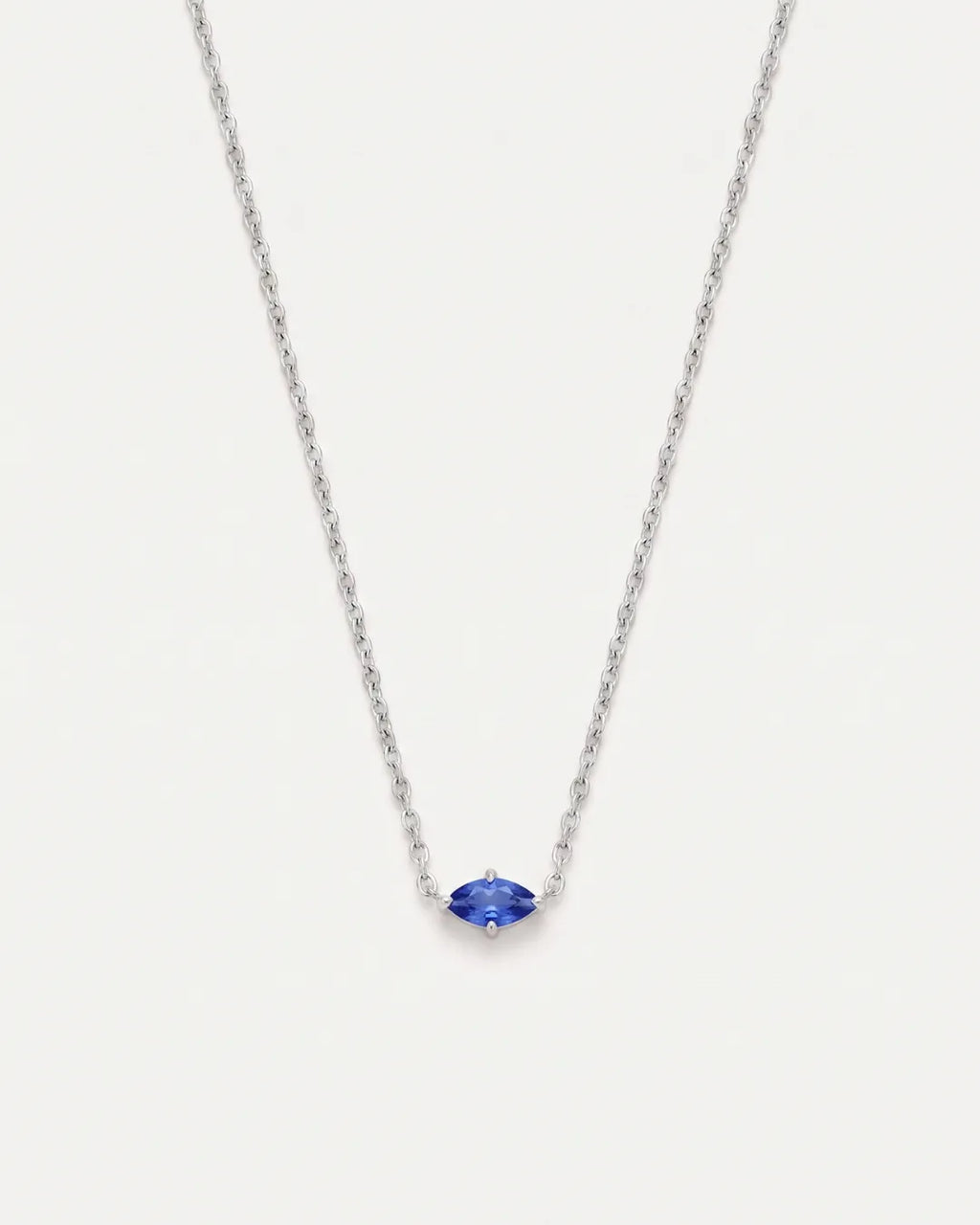 Celestine Marquise Birthstone Necklace Radiance