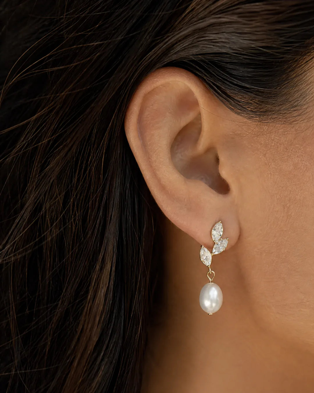 Margot Pearl Drop Earrings Elegant