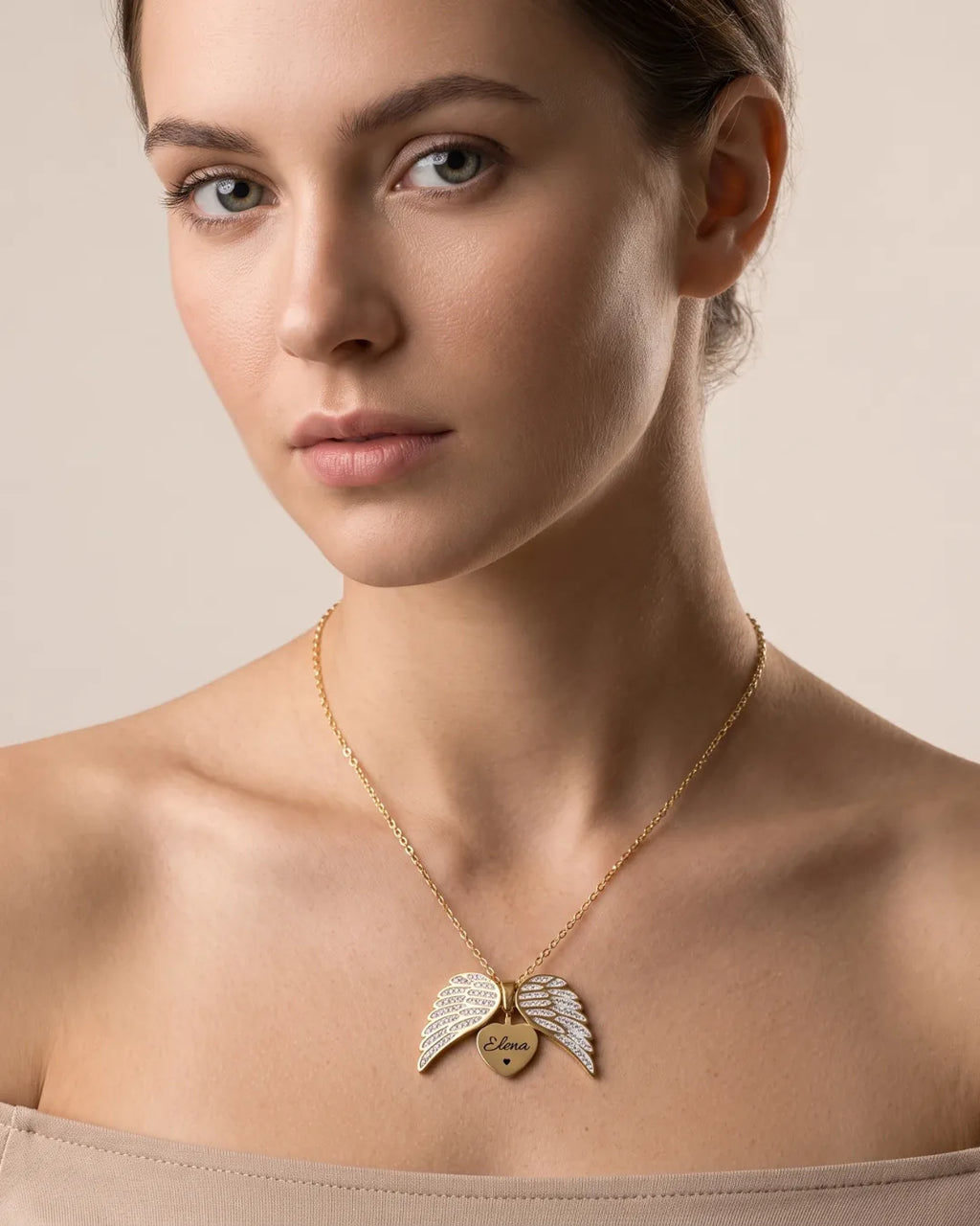Seraphina Angel Wing Necklace Cherish