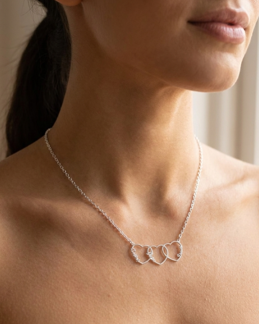 Annelise Heart Name Necklace Cherish
