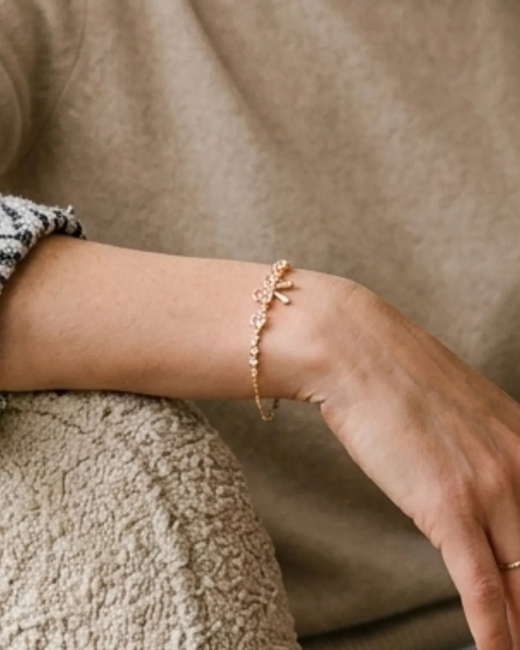 Adelina Bow Bracelet Charm