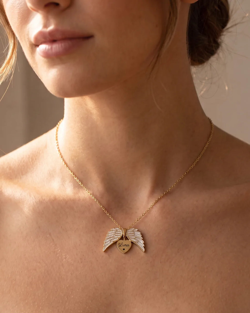 Seraphina Angel Wing Necklace Cherish