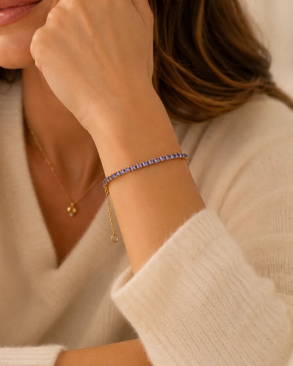 Isabella Birthstone Tennis Bracelet