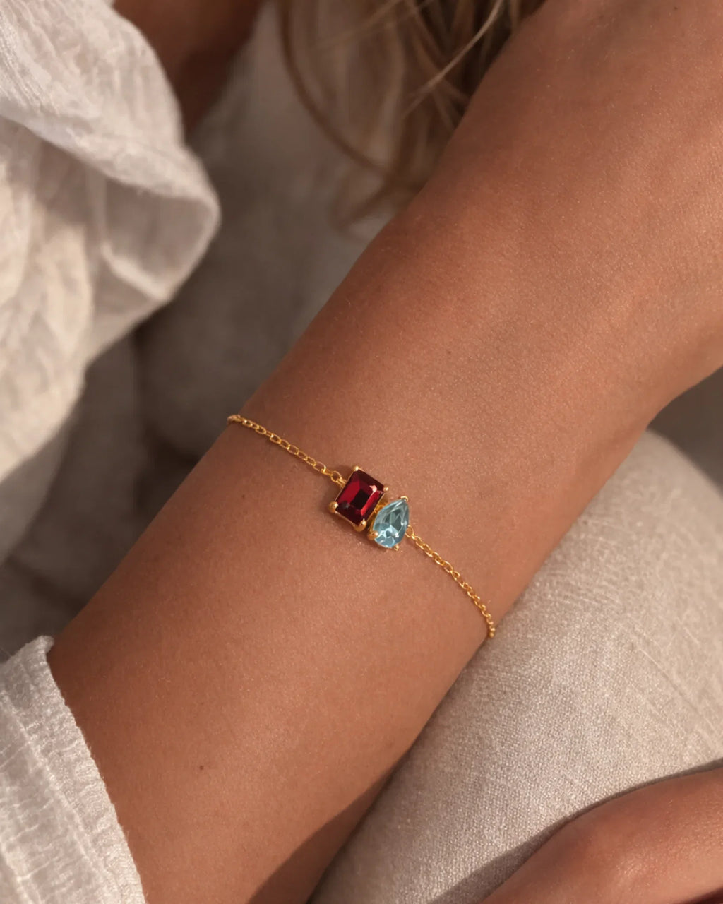 Duo Birthstone Bracelet