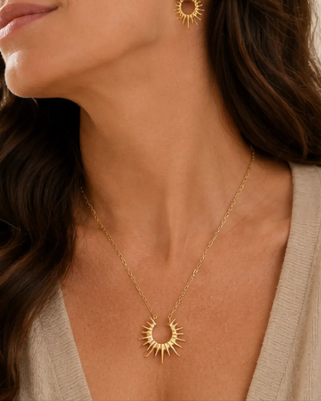 Aurora Sunburst Necklace