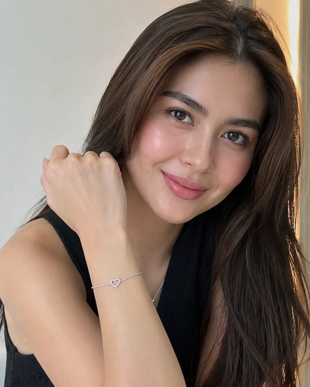 Genevra Open Heart Bracelet Amour