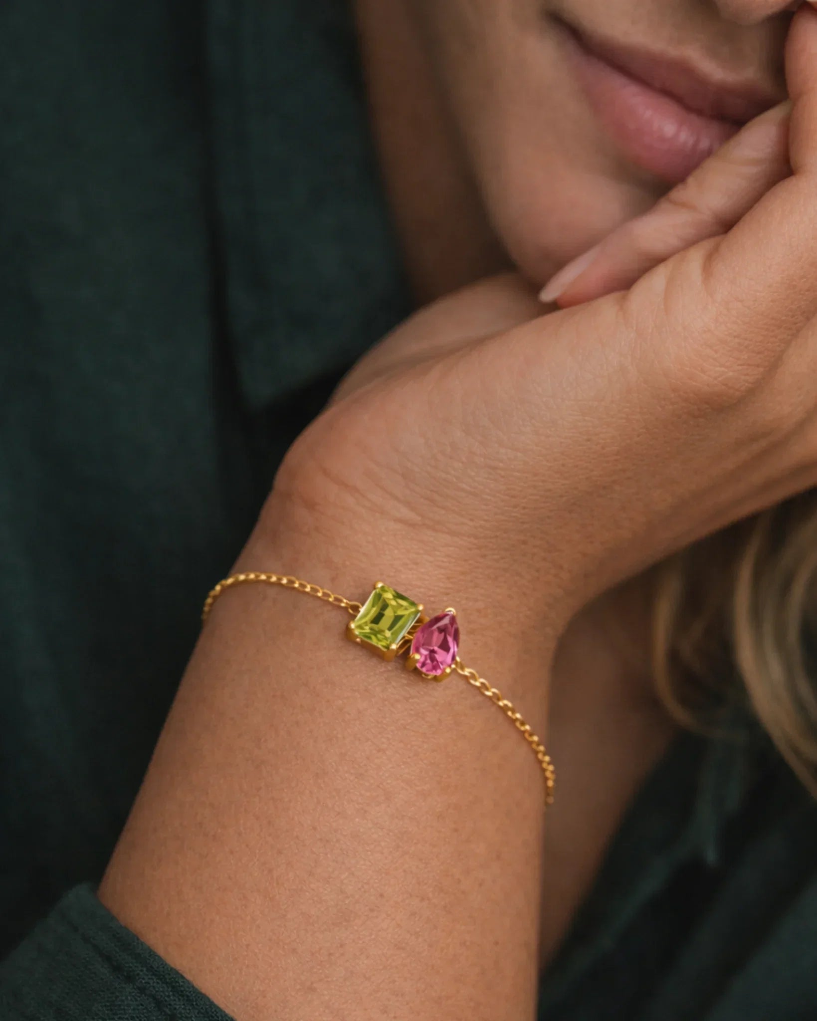 Duo Birthstone Bracelet