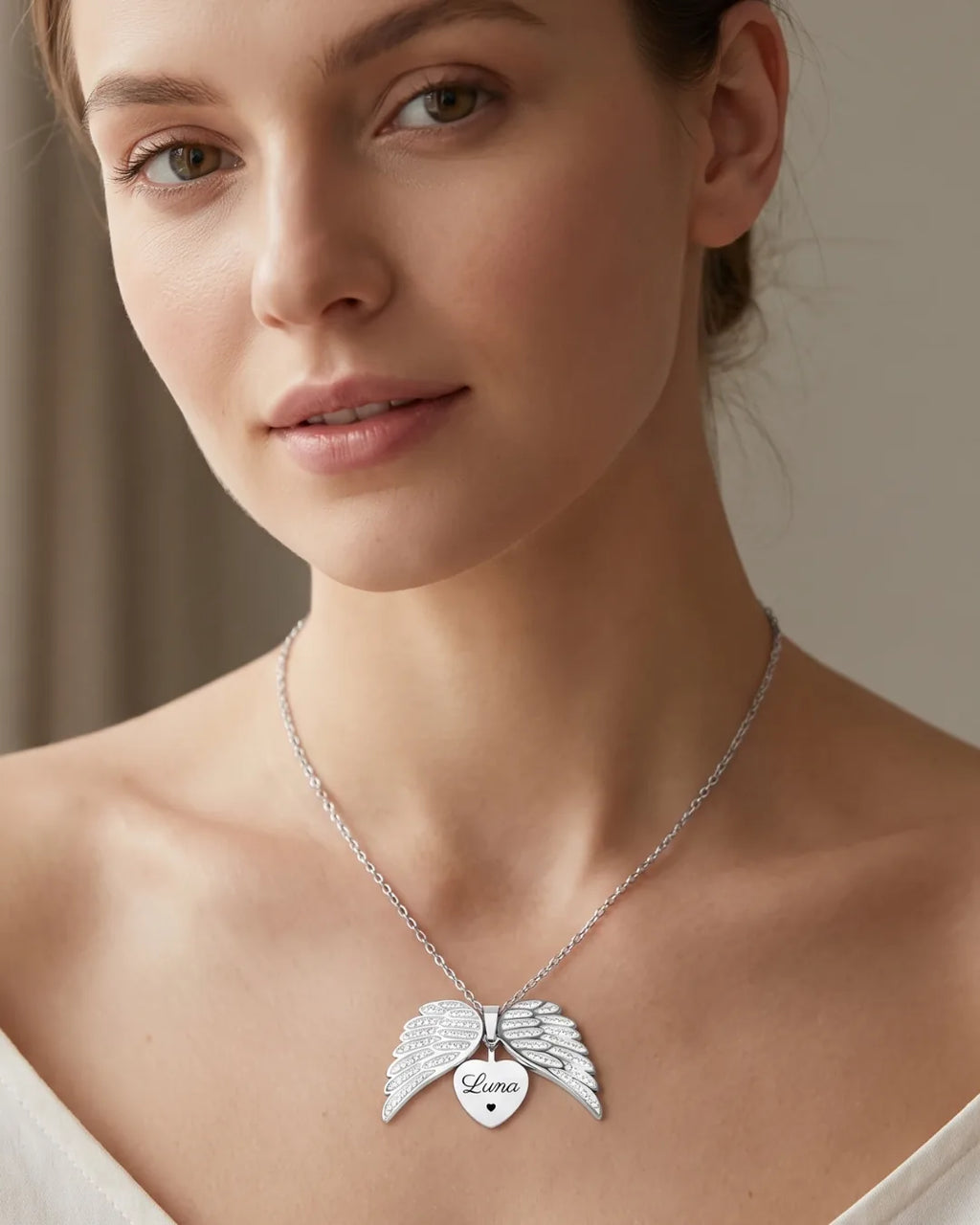 Seraphina Angel Wing Necklace Cherish