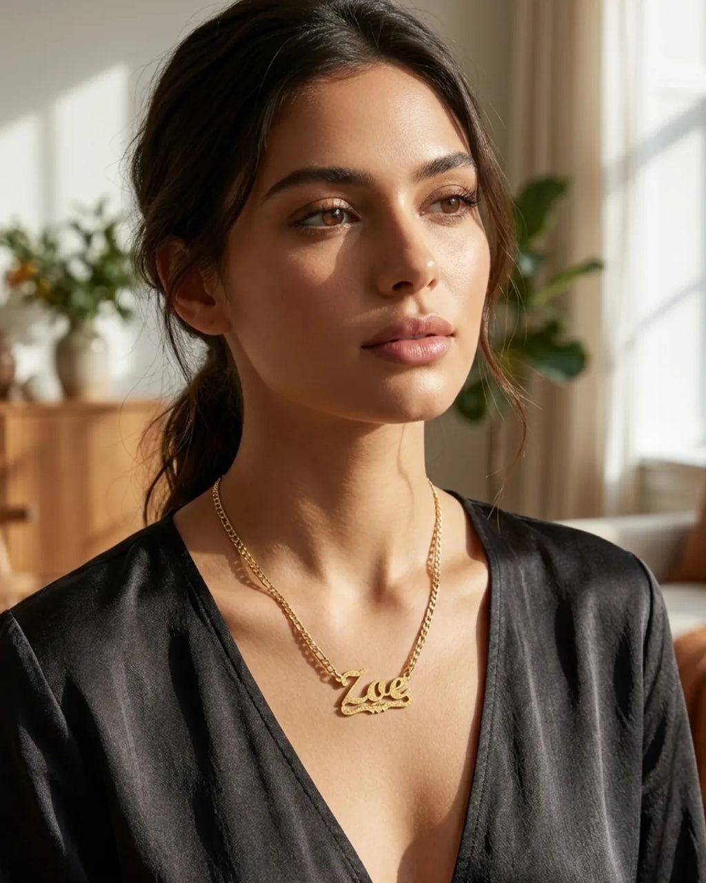 Odette Personalized Name Necklace Refined