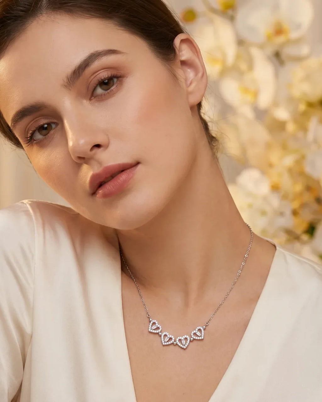 Evangeline Lucky Clover Necklace Charm