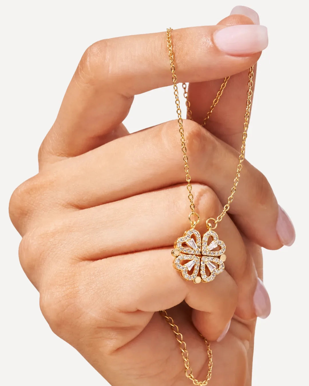 Evangeline Lucky Clover Necklace Charm