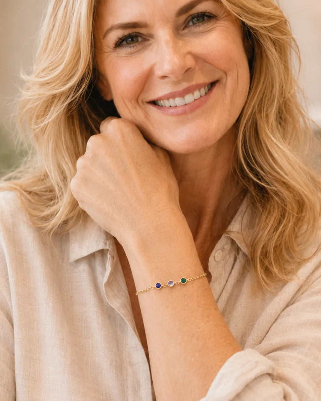 Sophia Multi Birthstone Bracelet