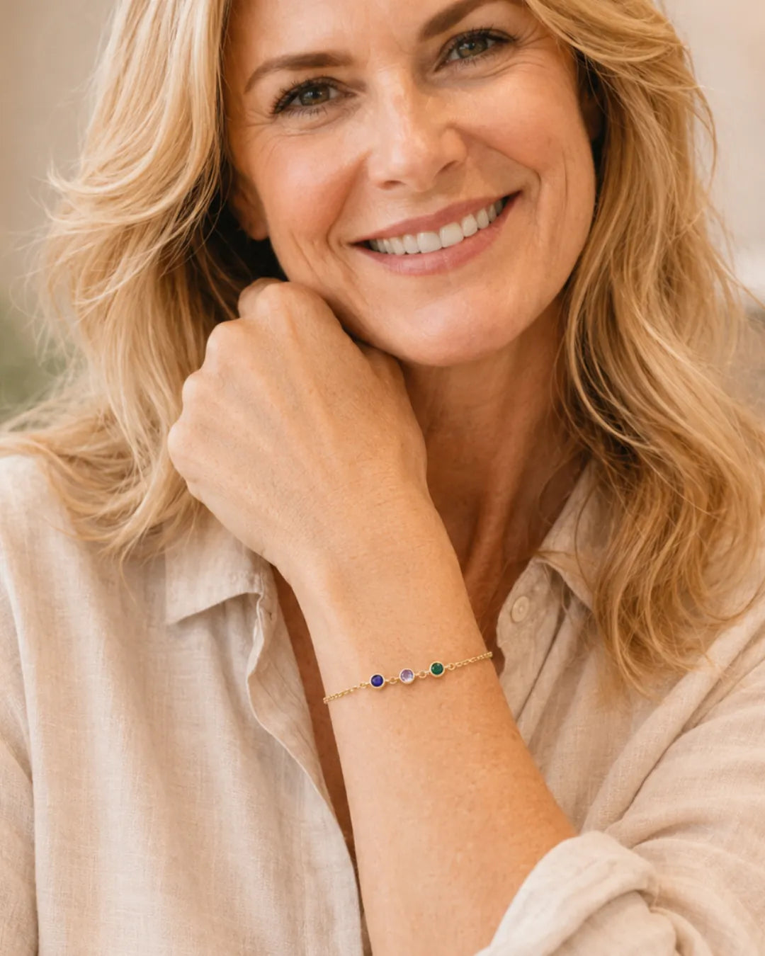 Sophia Multi Birthstone Bracelet