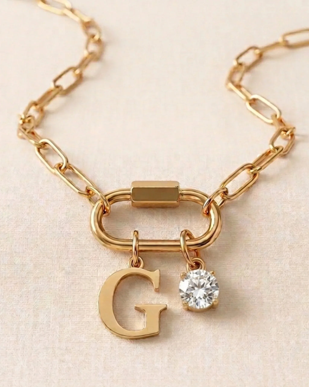 Name & Birthstone Signature Necklace