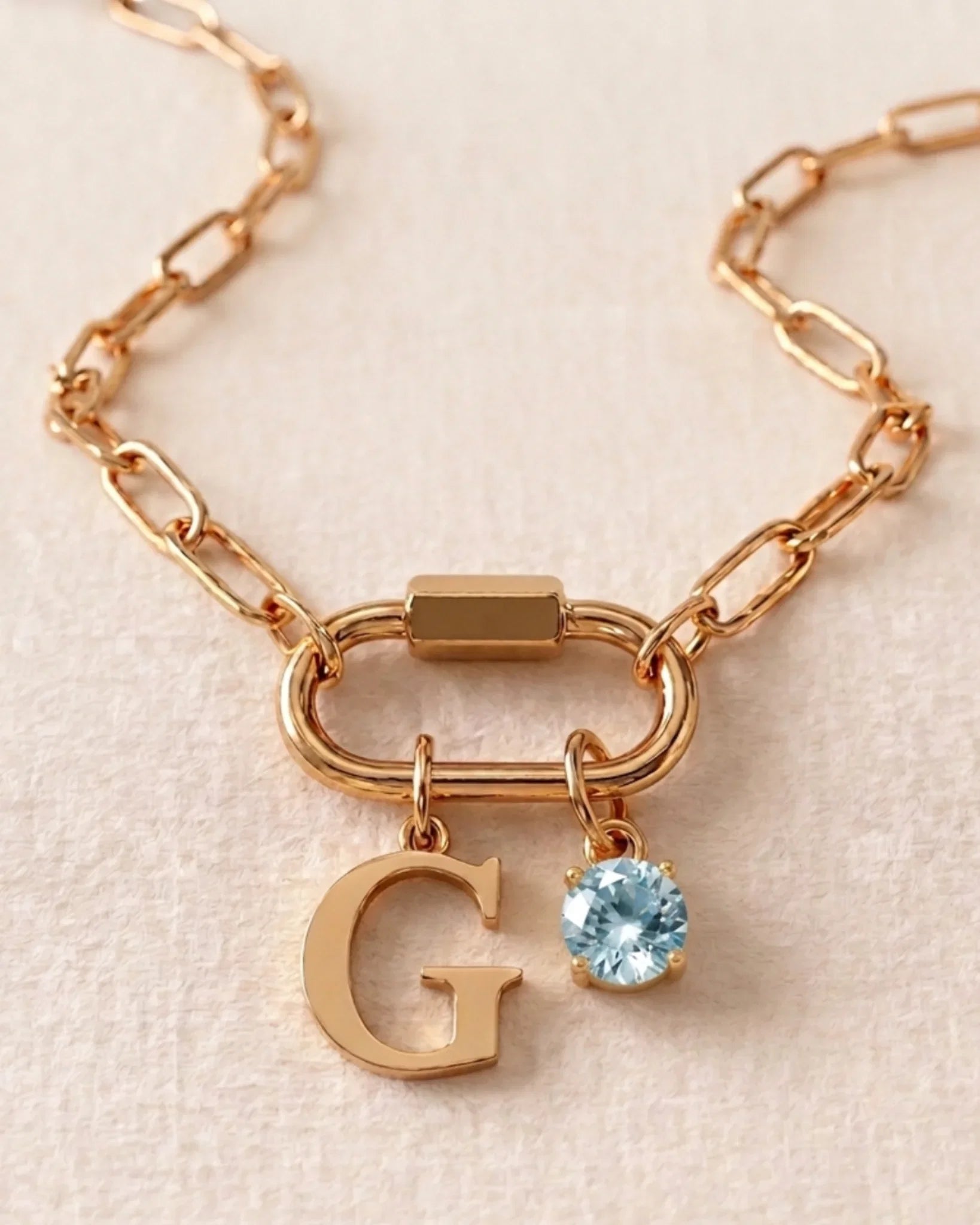 Name & Birthstone Signature Necklace