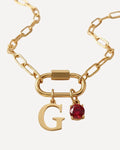Name & Birthstone Signature Necklace